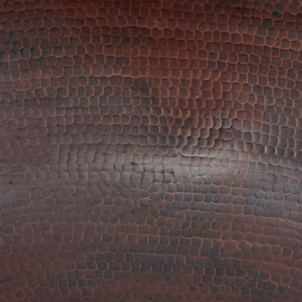 Sinkology SB303-16AG Copernicus Handmade Vessel Pure Solid 16" Aged Copper - Diamond Home USA