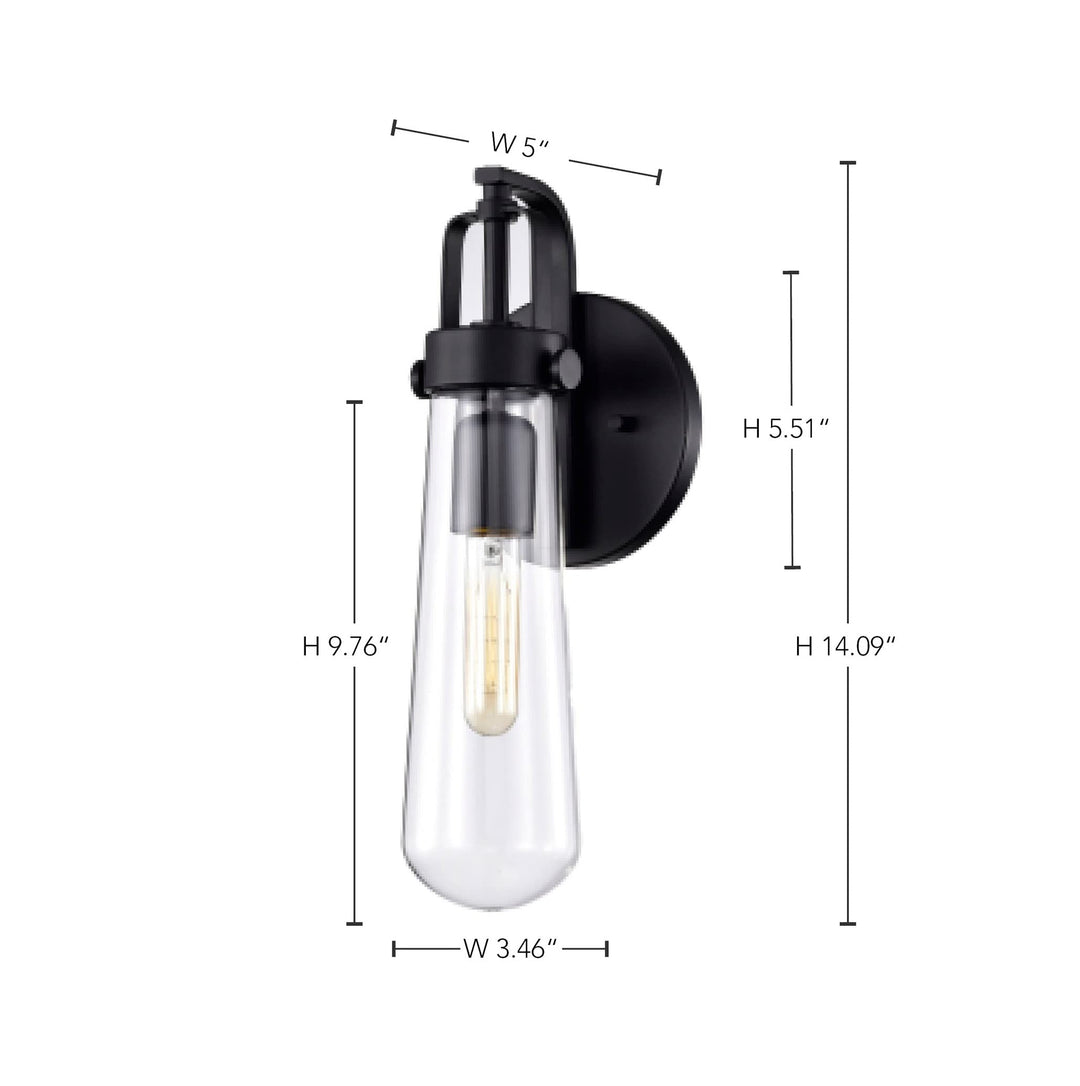 Nuvo Lighting 60/5361 Beaker One Light Wall Sconce 20 Watt T9 Vintage S2415 - Diamond Home USA