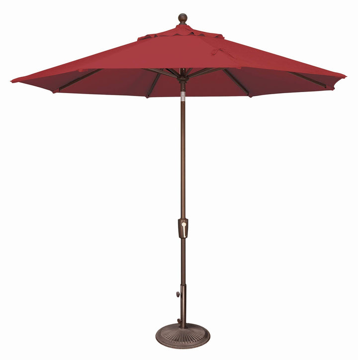SimplyShade Catalina Patio Umbrella in Red Really Red - Solid - Olefin Canopy