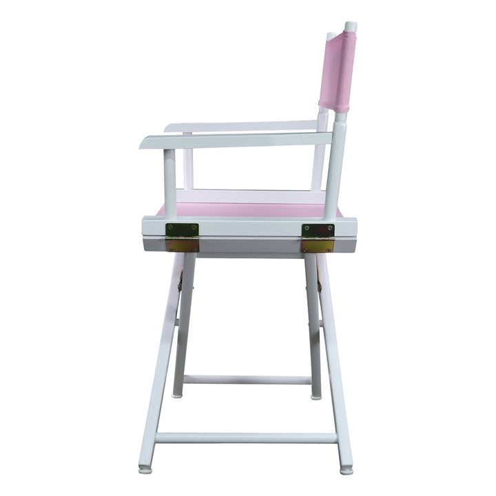 Casual Home 200-01/021-22 Director Chair 18" - Classic Height WhiteFrame/Pink