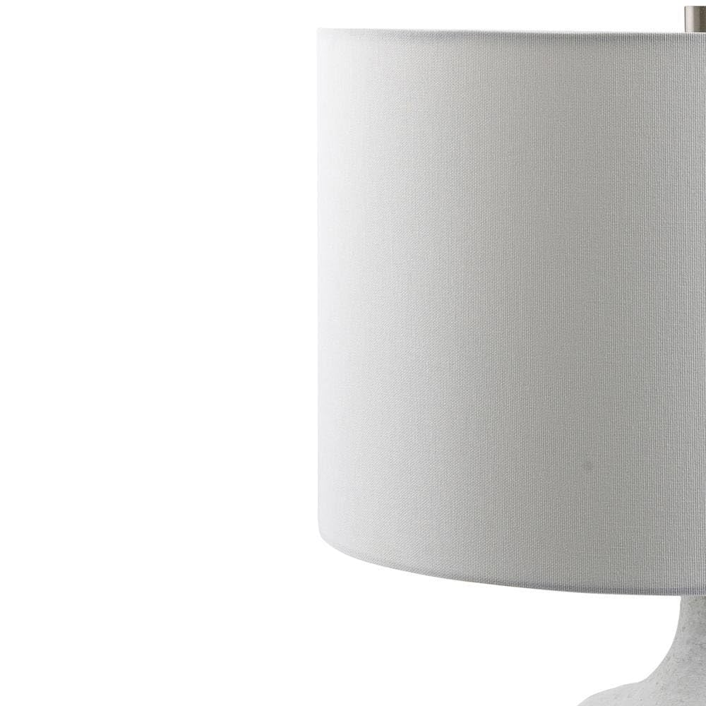 Farmhouse Table Lamp White Nickel - Diamond Home USA