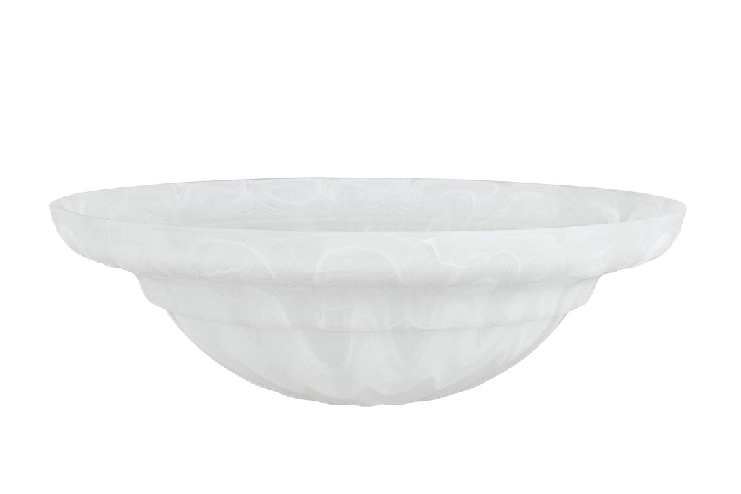 Aspen Creative Alabaster 23091-01 Transitional Style Replacement Torchiere Glass