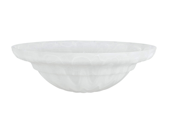 Aspen Creative Alabaster 23091-01 Transitional Style Replacement Torchiere Glass