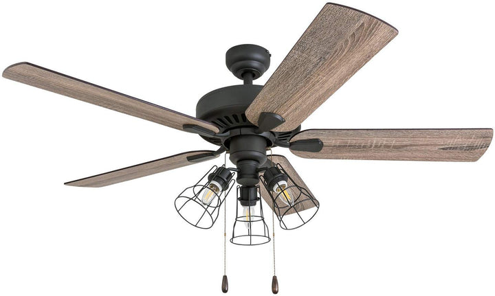 Prominence Home Inland Seas 52 Inch Industrial Style LED Ceiling Fan with - Diamond Home USA