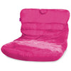 Posh Creations Structured Comfy Seat for Bedrooms and Dorm Rooms Large Bean Laguna Lounger - Pink