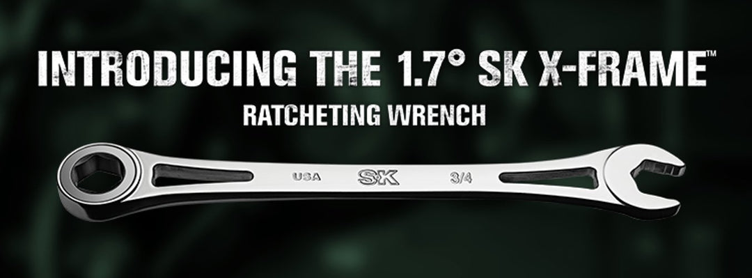 SK Tools USA 3/4" 6 Point X-Frame® Combination Ratcheting Wrench|80044 - Diamond Home USA