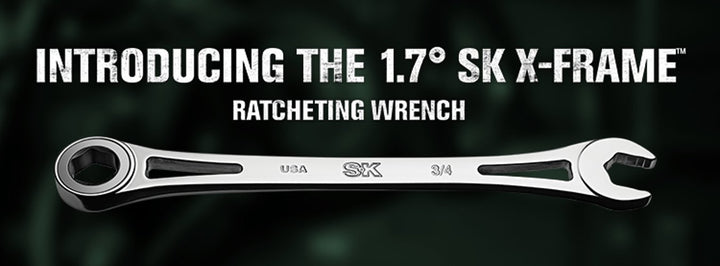 SK Tools USA 3/4" 6 Point X-Frame® Combination Ratcheting Wrench|80044 - Diamond Home USA