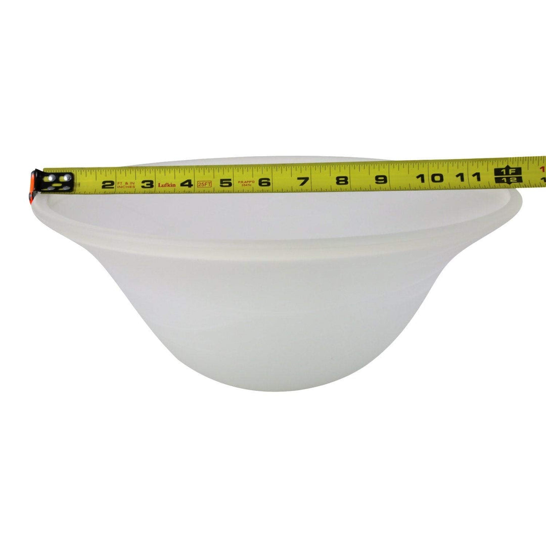 Glass Lamp Shade Replacement For Floor New Safe Ship Packaging (White) White - Diamond Home USA