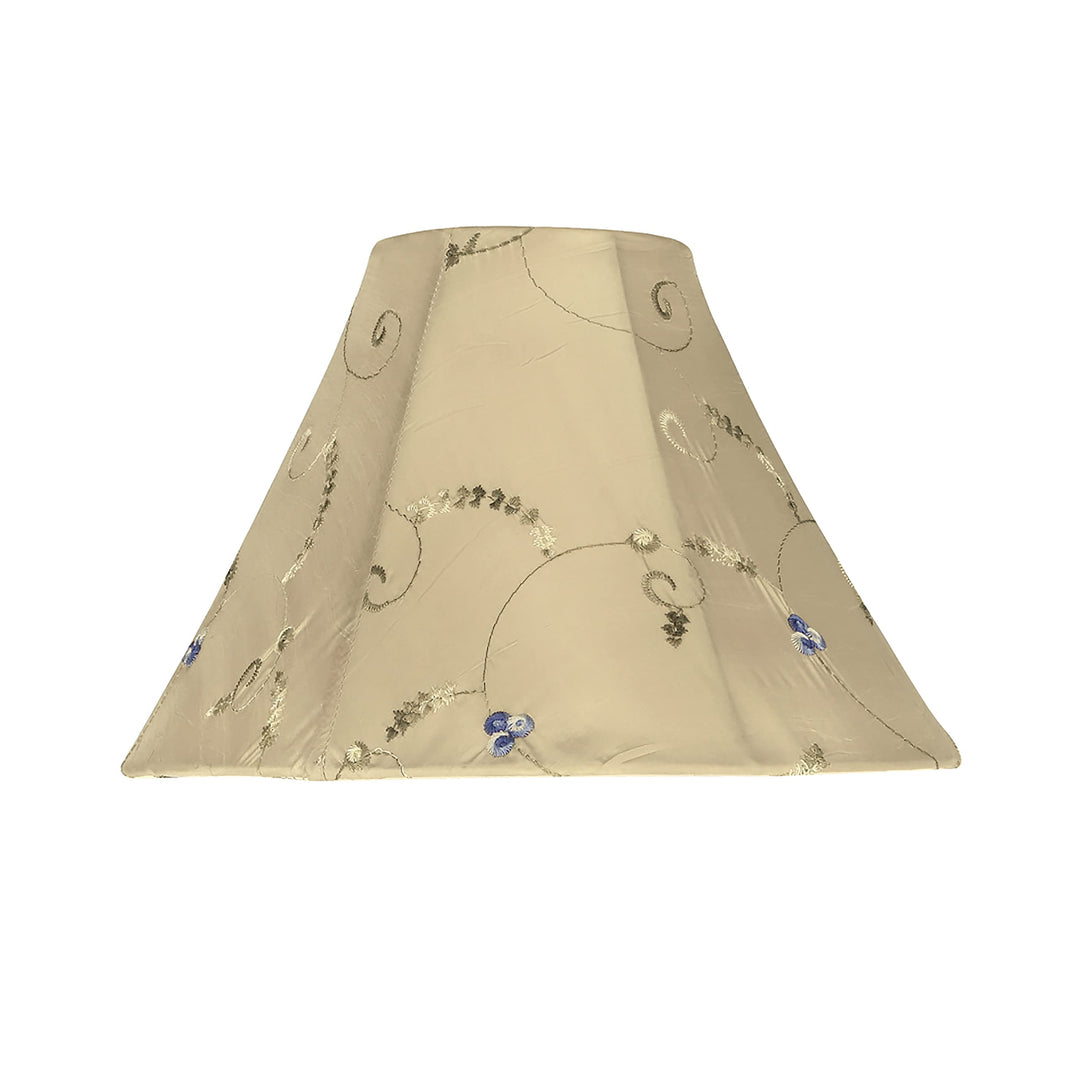 Aspen Creative 58026 Transitional Bell Shape UNO Construction Lamp Shade in Gold