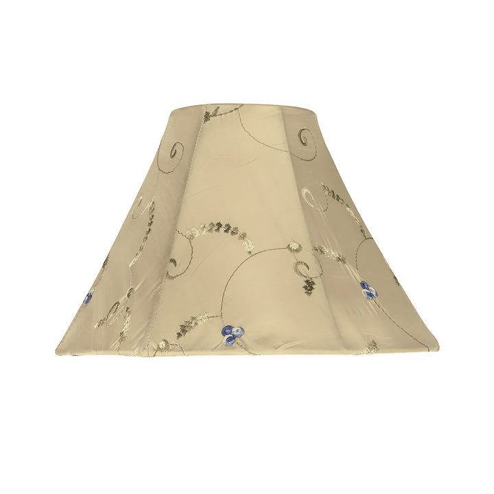 Aspen Creative 58026 Transitional Bell Shape UNO Construction Lamp Shade in Gold