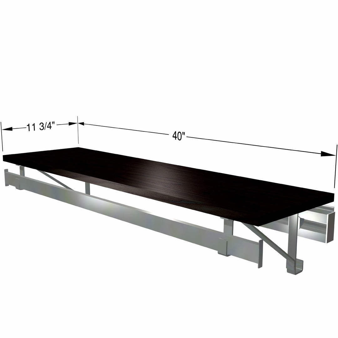 Arrange A Space Arrrange a Space RCMSY Best 52" Single Shelf/Hang Rod Kit