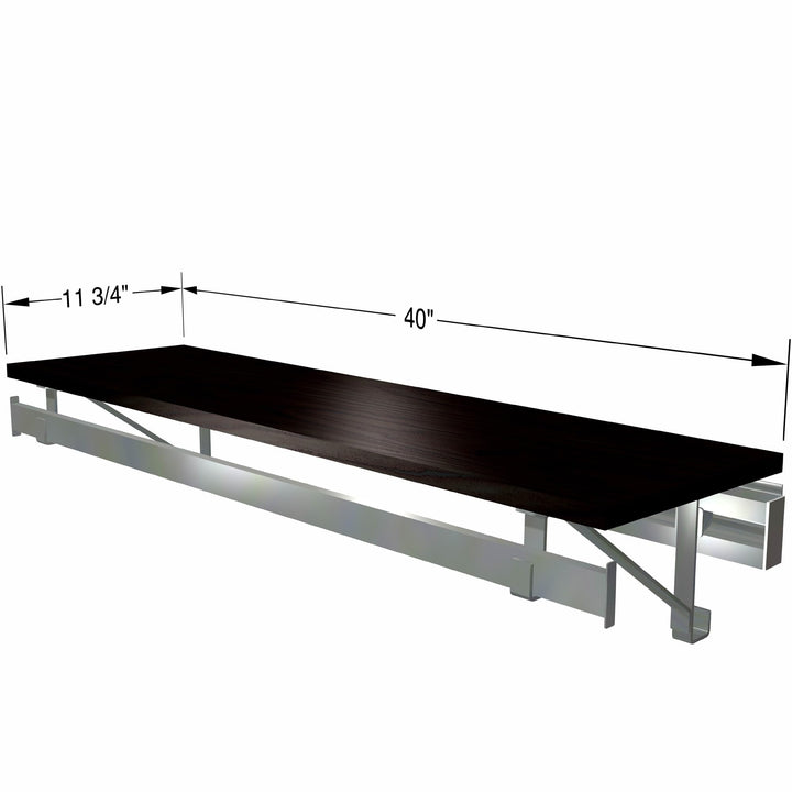 Arrange A Space Arrrange a Space RCMSY Best 52" Single Shelf/Hang Rod Kit