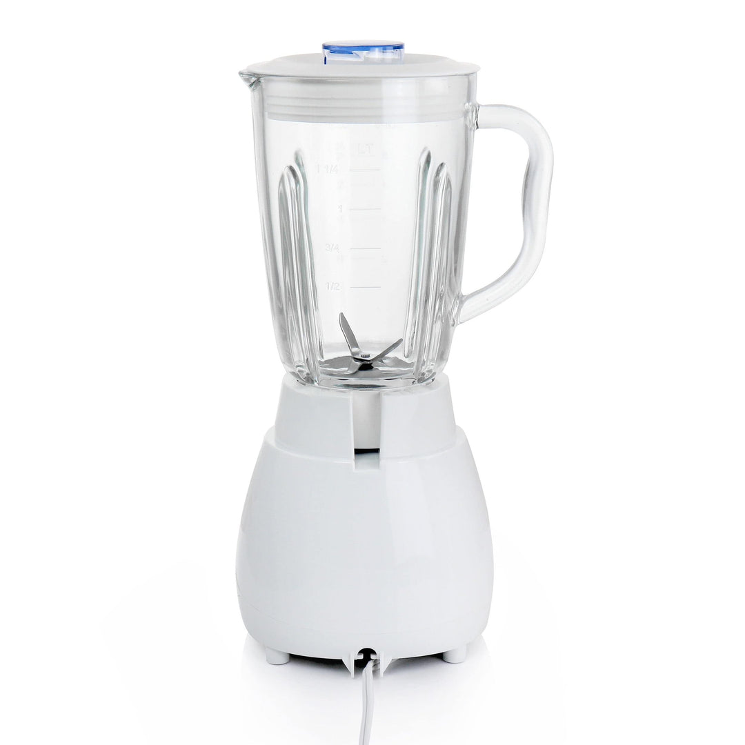 10-speed Watt 42 Ounce Glass Jar Blender In White Multiple Speeds - Diamond Home USA