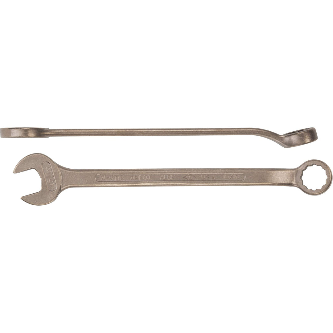 Ampco Safety Tools W-671B Combination Wrench Non-Sparking Non-Magnetic Corrosion