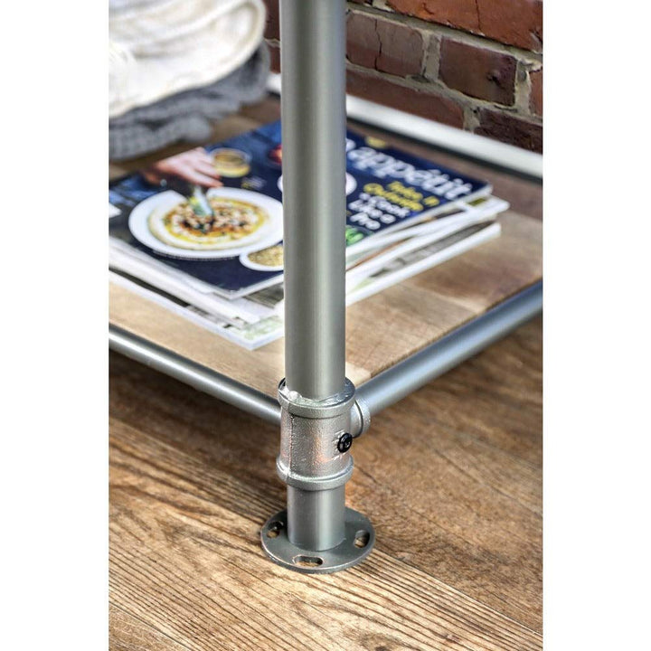 Furniture of America Revo Industrial Pipe-Inspired 5-Tier Sand Black Bookshelf - Diamond Home USA