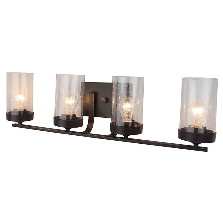 4 Light Vanity Lighting in Imperial Dark Brown 5.5l X 28.75w 8.25h in. Modern