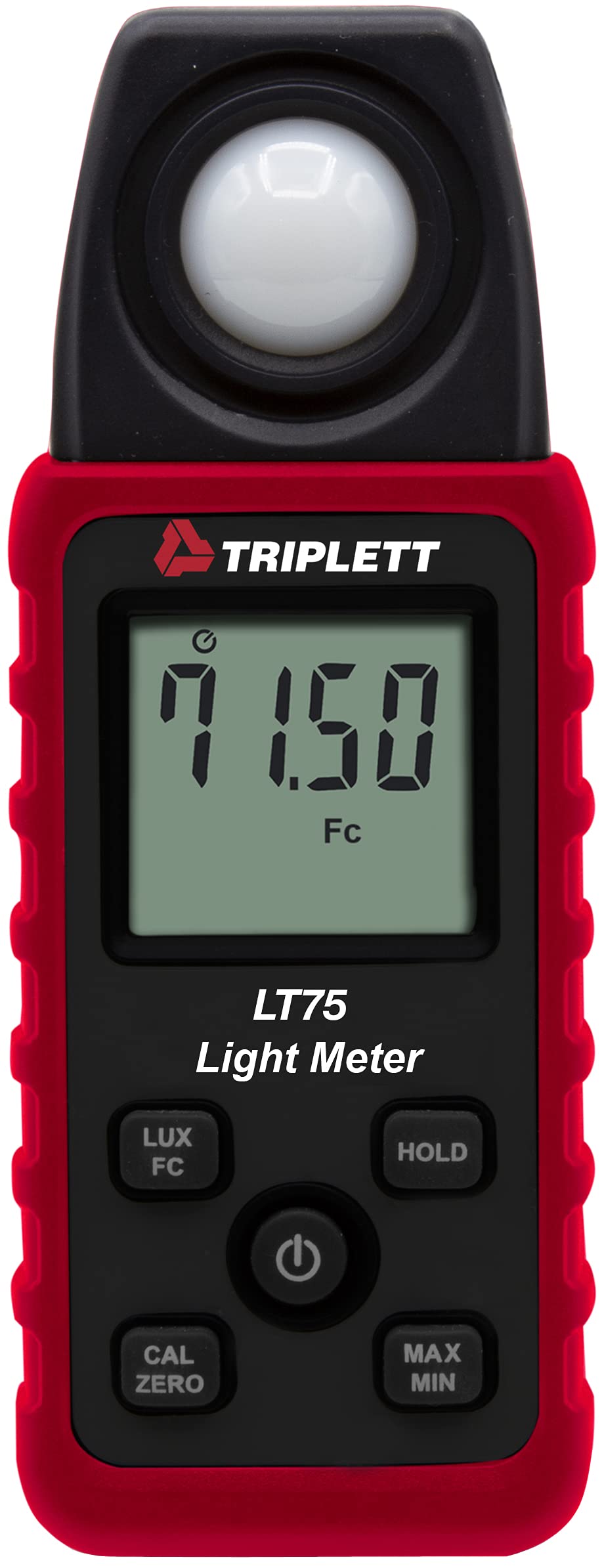 Triplett LT75 Digital Light Meter up to 400 000 Lux / 40 000 Fc
