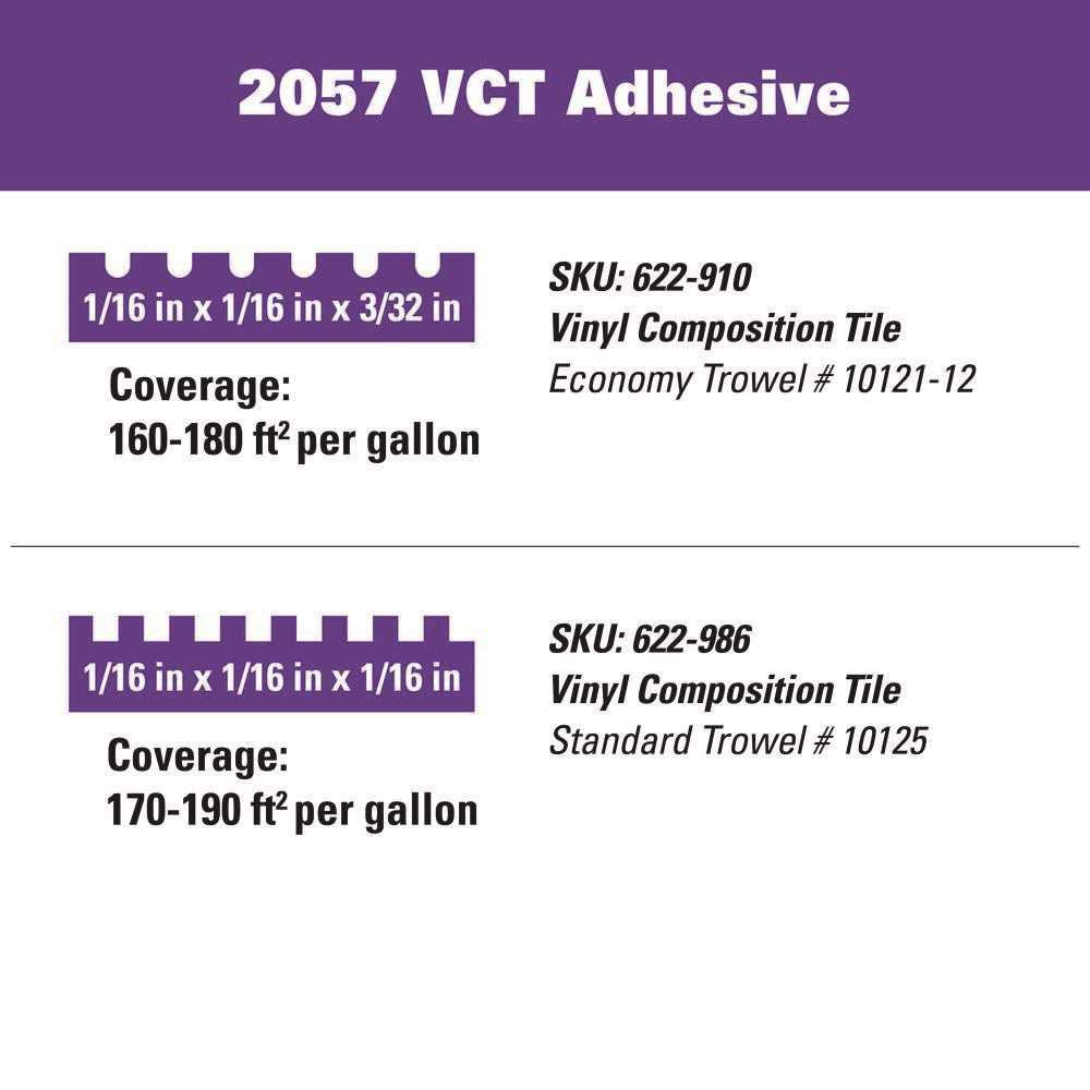 ROBERTS 2057-4 Superior Vinyl Composition Tile Adhesive 4 Gallon - Diamond Home USA
