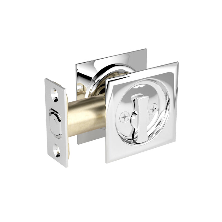 Richelieu Hardware 17SC42 Onward Square Pocket Door Privacy Pull Chrome