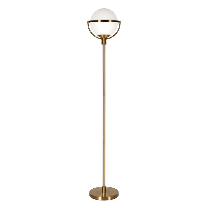 Brass Globe Stem Floor Lamp Gold Mid-Century Modern - Diamond Home USA