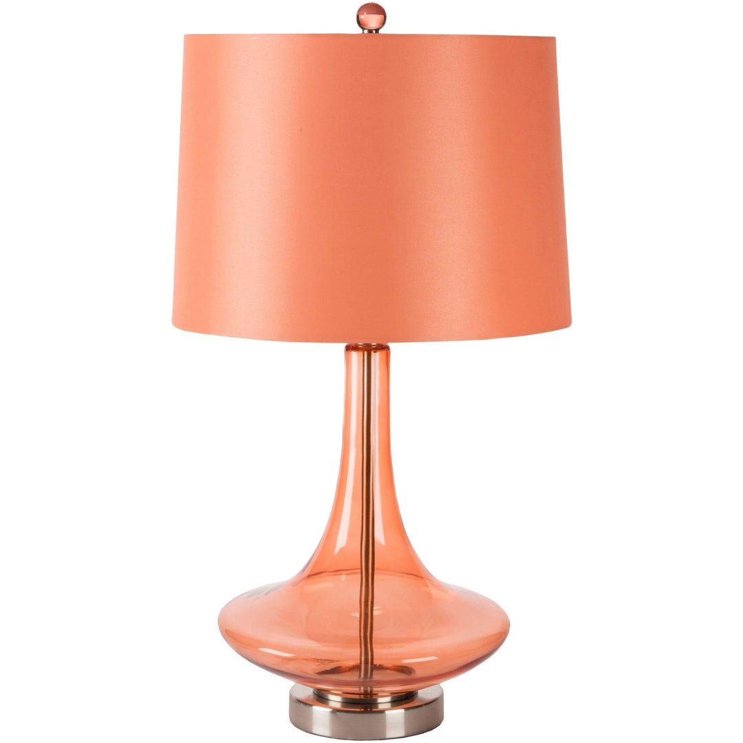 Modern Solid Orange Table Lamp Contemporary Transitional - Diamond Home USA