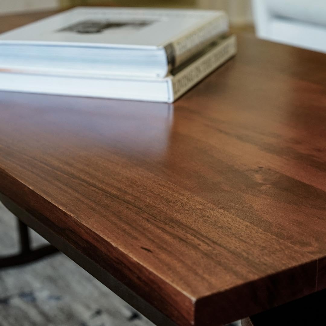 Posh Pollen Luton Coffee Nesting Tables Living Room Furniture Walnut - Diamond Home USA