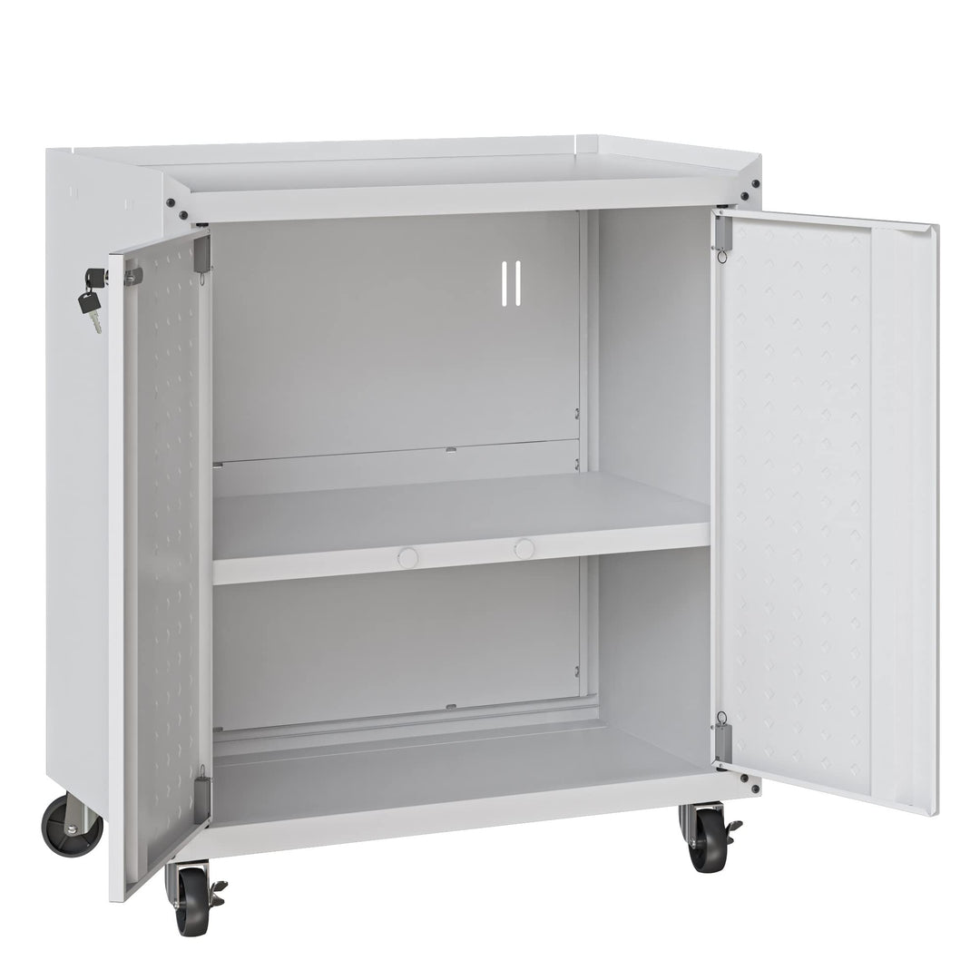 Manhattan Comfort Fortress Storage Units White - Diamond Home USA