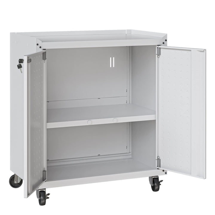 Manhattan Comfort Fortress Storage Units White - Diamond Home USA