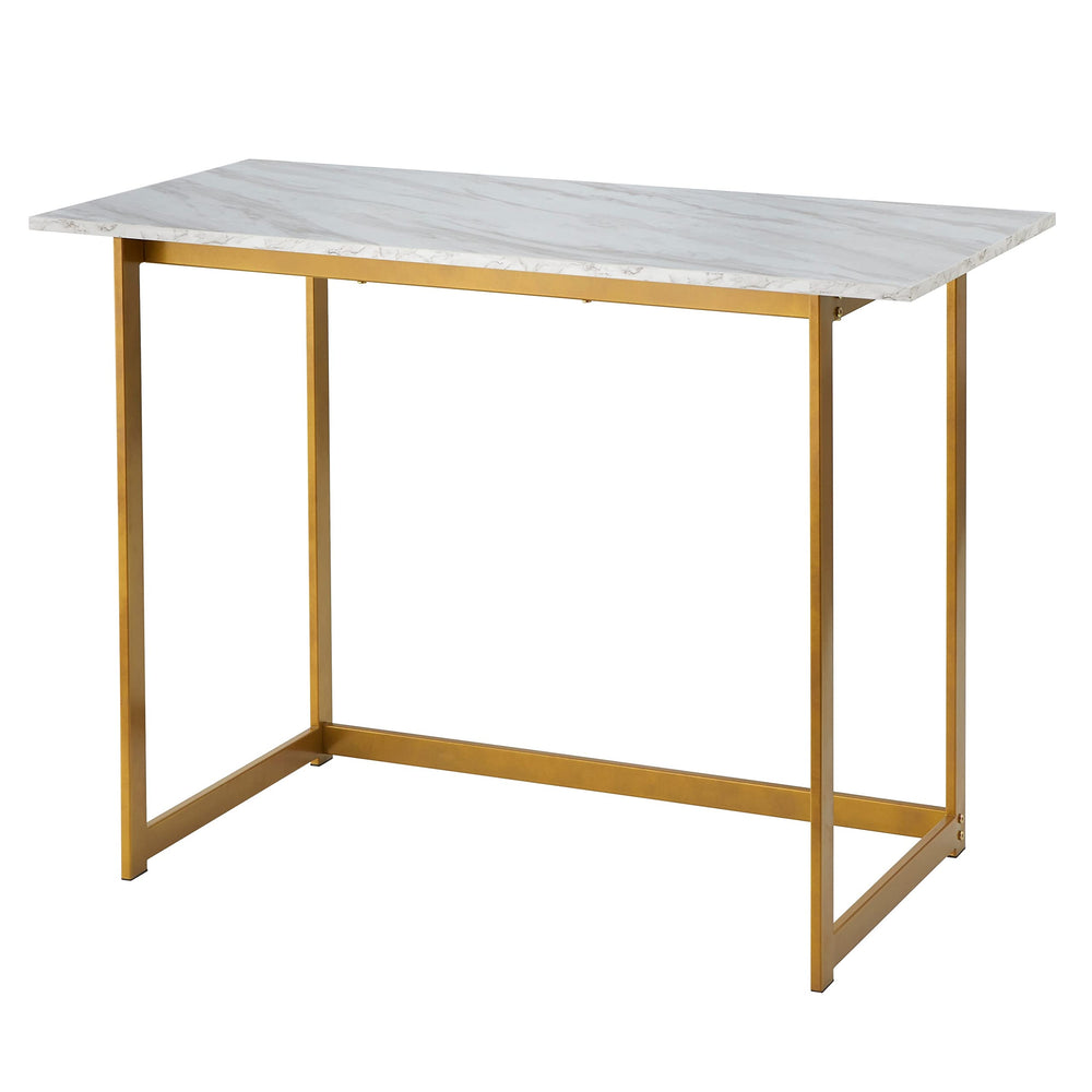 Desk old White lam Modern Contemporary Transitional Rectangular Laminate MDF - Diamond Home USA