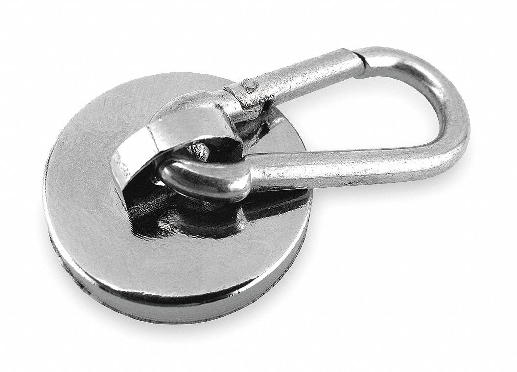 Magnetic Base Carabiner Hook 45 Lb.