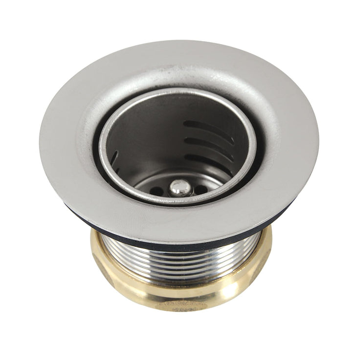 Kingston Brass K451BPN Portland Stainless Steel Bar Sink Basket Strainer Polished Nickel