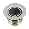 Kingston Brass K451BPN Portland Stainless Steel Bar Sink Basket Strainer Polished Nickel