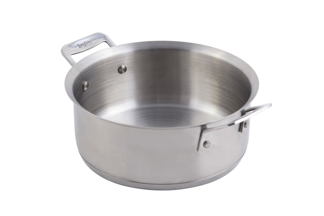 Bon Chef 60000 Stainless Steel Induction Bottom Cucina Casserole 3 Quart