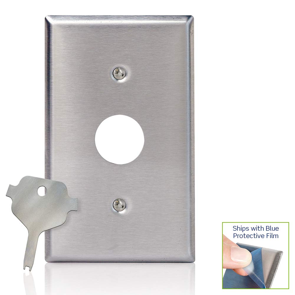 Leviton 84071-40 SS WP 1G 880 HOLE/CORBIN KEYLOCK SW - Diamond Home USA