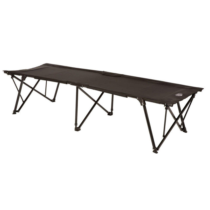 Kamp-Rite Standard Kwik Cot Quick Setup 1 Person Sleeping Bed with Side