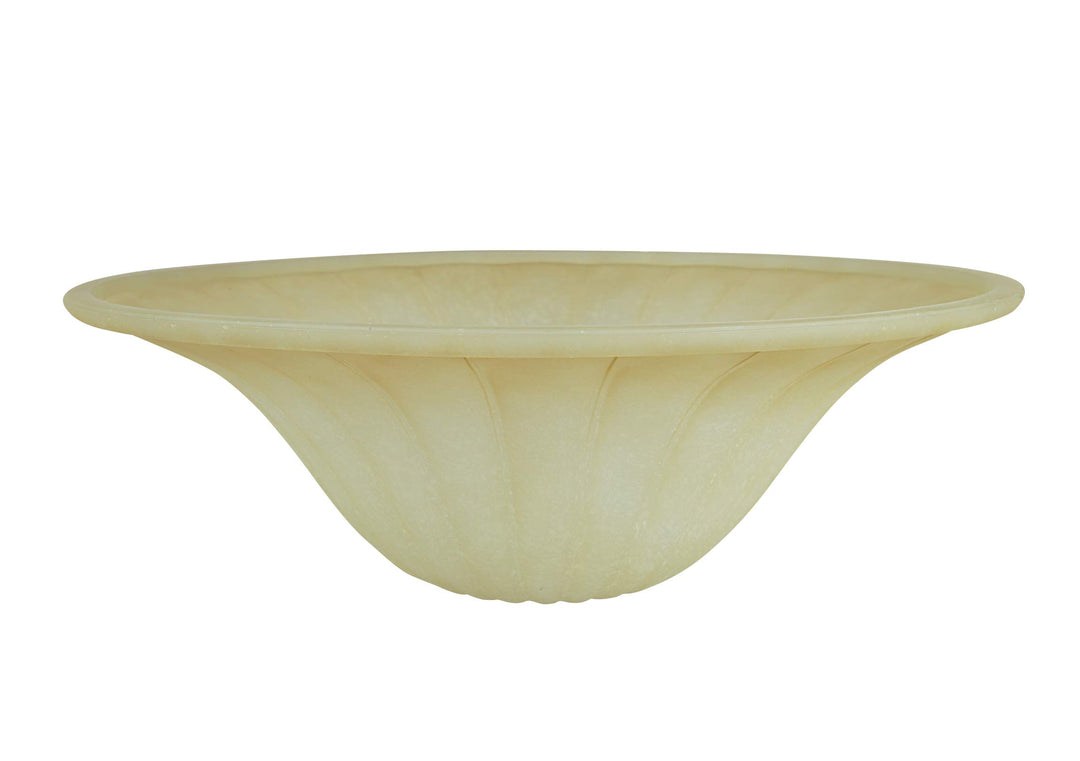 Aspen Creative Amber 23092-01 Transitional Style Replacement Torchiere Glass