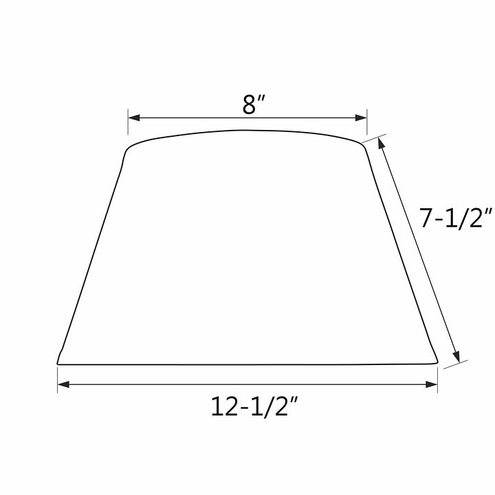 Aspen Creative 32211 Transitional Hardback Empire Shape Spider Construction Lamp - Diamond Home USA