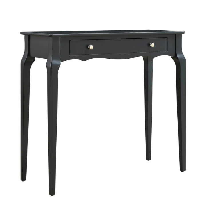 Inspire Q Daniella 1-Drawer Wood Accent Console Sofa Table by Bold White Painted - Diamond Home USA