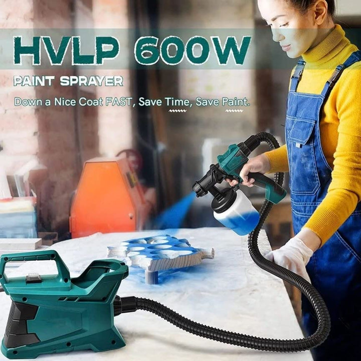 High Power Home Electric Paint Spray Gun Green Assembly Hardware - Diamond Home USA