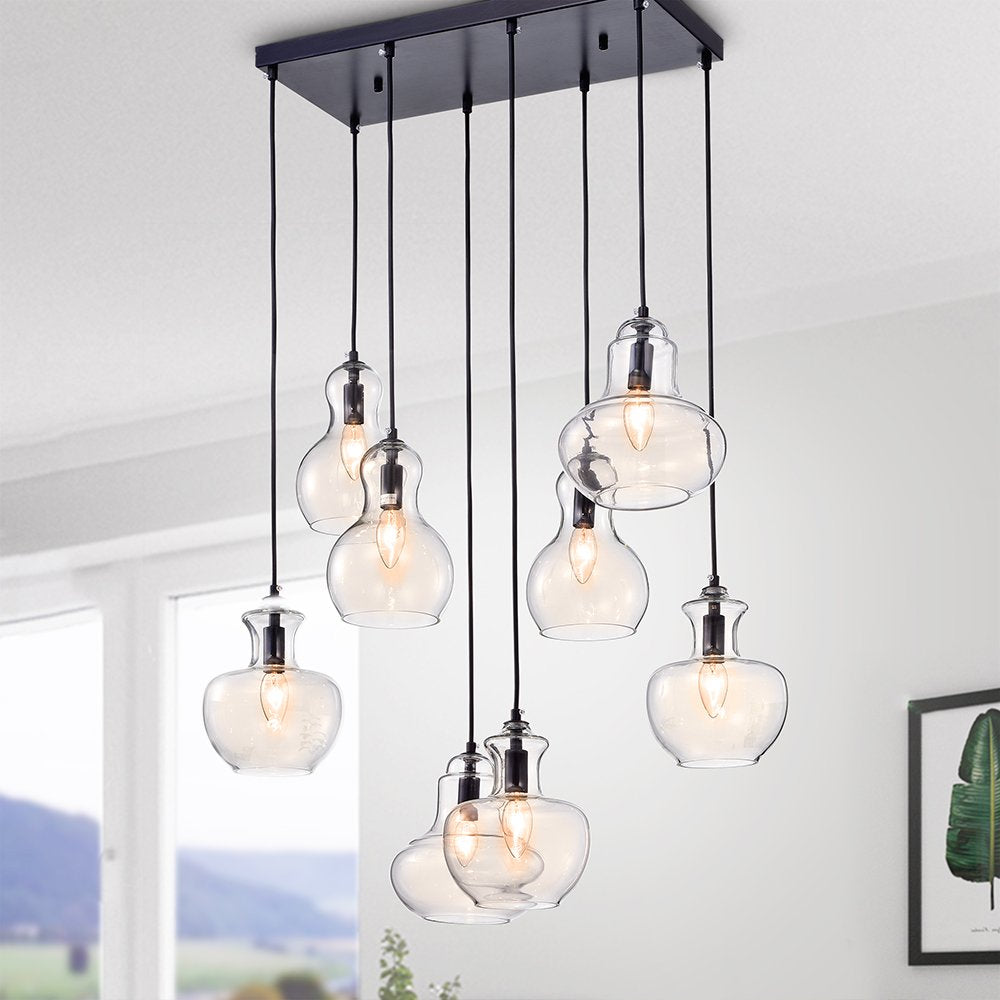 Warehouse of Tiffany RL8263S/8L Chandelier Black