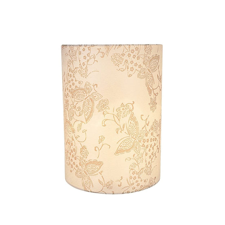 Drum (Cylinder) Shape Spider Construction Lamp Shade In Off White (8" X 8" - Diamond Home USA