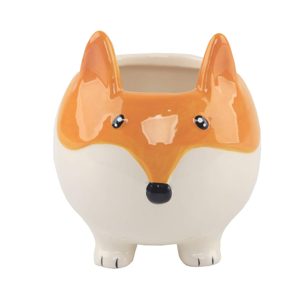 Flora Bunda Set of 2 Cute Animal Novelty Succulent Planter 5 Inch and 3.5 Inch - Diamond Home USA