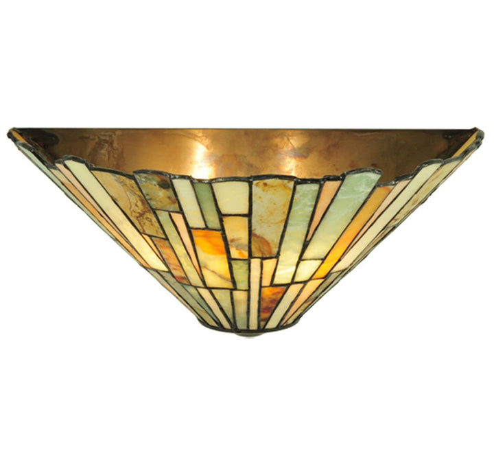 Meyda Tiffany 106732 Lighting 13" Width Finish: Moss Green - Diamond Home USA
