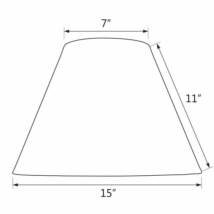 Aspen Creative 32017 Transitional Hardback Empire Shape Spider Construction Lamp - Diamond Home USA