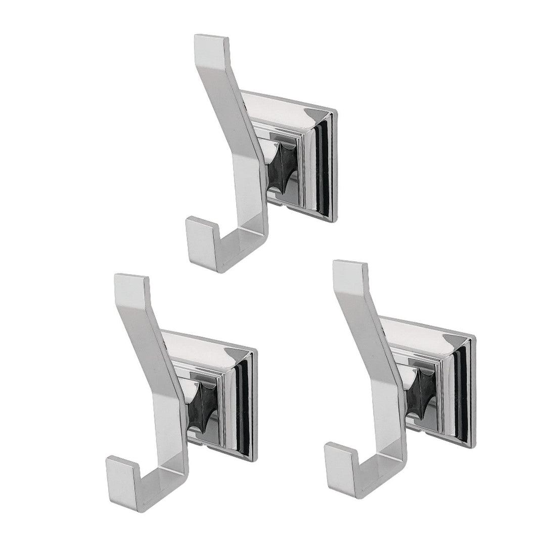 Kingston Brass Monarch 3-Piece Bathroom Robe Hook/Towel Hook Matte Matte
