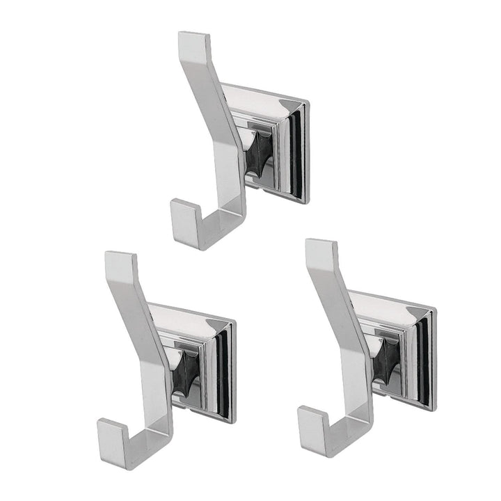 Kingston Brass Monarch 3-Piece Bathroom Robe Hook/Towel Hook Matte Matte