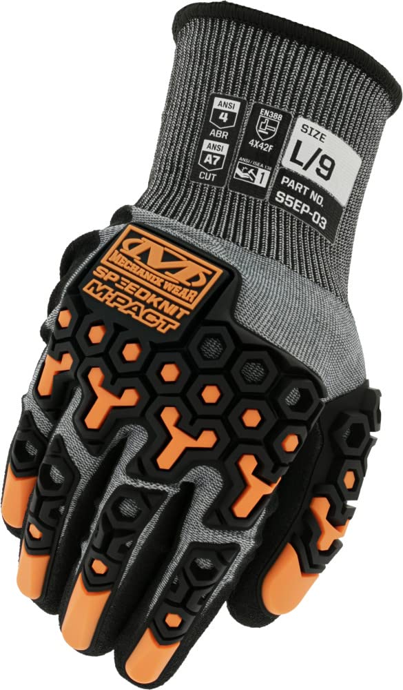Mechanix Wear: ANSI A7 Cut Resistant Nitrile Coated SpeedKnit M-Pact Heavy - Diamond Home USA