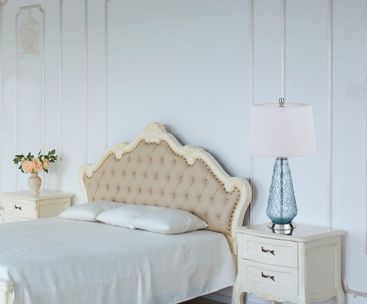 Cal Lighting BO-2997TB Table Lamp Aqua Blue - Diamond Home USA