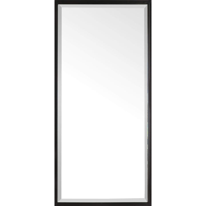 35x16 Framed Beveled Vanity Wall Mirror Black Rectangle Modern Industrial