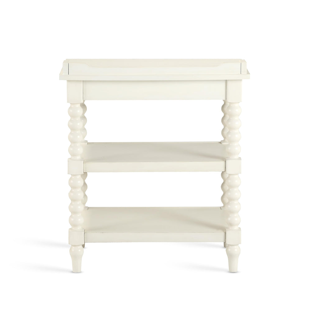 Greyson Living Addison Retro Nightstand by Antique White Antique No Drawers - Diamond Home USA